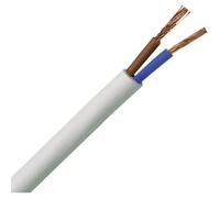 Kopp 151510843 Cavo flessibile H03VV-F 2 x 0.75 mm² Bianco 10 m
