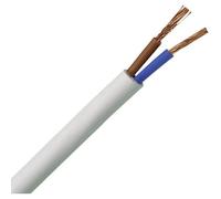 Kopp 151510843 Cavo flessibile H03VV-F 2 x 0.75 mm² Bianco 10 m