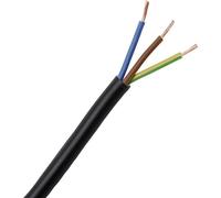 Kopp 152310848 Cavo flessibile H03VV-F 3 x 0.75 mm² Nero 10 m