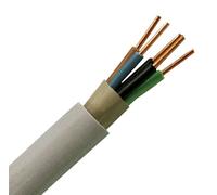 Kopp 153210846 - Portacavi rigido NYM-J, 5 x 2,5 mm², 10 m, colore: Grigio