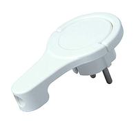 EL WS EF WS - Spina con messa a terra di tipo F - CEE 7/4, bianca