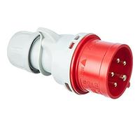 Kopp 174601005 Spina CEE a 5 poli, da 16 A e 400 V, di colore rosso