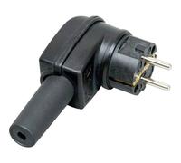 Kopp 178216054 Spina angolata di sicurezza PA, Gomma 230 V Nero IP44