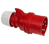 Kopp 179200007 - Spina CEE con invertitore di fase a 5 poli, 32 A, 400 V, - NUOV