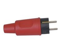 Kopp 179512005 incasinato di protezione messa a terra-tappo di gomma piena con beccuccio, rosso