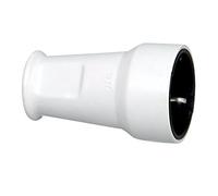 Kopp 182702004 - Giunto in plastica con protezione antipiega, colore: Bianco, 182704006