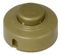 Kopp, 191807084, Interruttore a pedale, 1 polo, 250 V, 2 A, oro