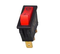 Kopp, 192812087, Rocker Incasso Interruttore, 1 Pole, Illuminato, 6A, 250V