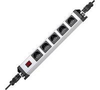 Kopp 22952001500000000 2.29520015E8 Multipresa con interruttore 5 scomparti Ner
