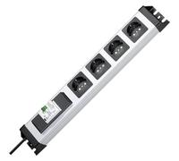 Kopp 228120012 presa multipla 4fach grigio, nero Schutzkontakt 1 pezzo