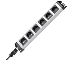 Kopp 22942001200000000 2.29420012E8 Multipresa 6 scomparti Nero, Argento Presa