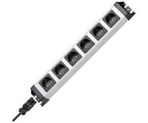 Kopp 22942001200000000 2.29420012E8 Multipresa 6 scomparti Nero, Argento Presa