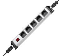Kopp 22952001500000000 2.29520015E8 Multipresa con interruttore 5 scomparti Ner