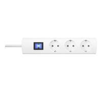 Kopp 232702019 Multipresa con interruttore 3 scomparti Bianco Schuko 1 pz.