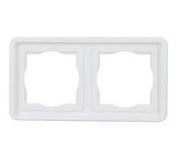 Kopp 302402074 2 vie Interruttore per ambienti umidi Telaio di copertura Arktis