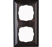 Kopp 306637001 HK02, Mascherina di Copertura a 2 Moduli, wengè