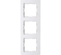 Kopp 308602007 HK05-Mascherina di Copertura a 3 Scomparti, Bianco