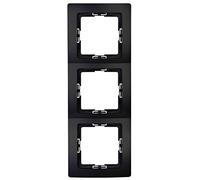 Kopp 308650062 - Mascherina a 3 ingressi, colore: Nero opaco