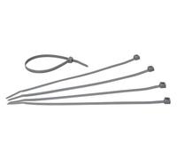 Kopp 324620092 - Fascette serracavi, 200 x 5 mm, 50 pezzi, colore: Argento