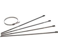 KOPP 328520237 - Fascette stringicavo in acciaio inox, 7,9 x 300 mm, 10 pezzi, 7,9 x 300 mm