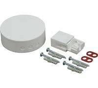 Kopp 342017089 - Kit di derivazione per baldacchini e lampadari, materiale di montaggio incluso, colore: bianco
