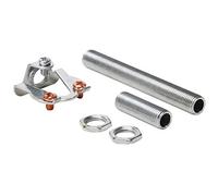 Kopp 344800081 - Set per appendere lampade, con 2 tubi filettati (30 e 80 mm) e 2 dadi M10 x 1