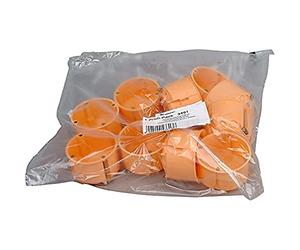 Kopp 349100009 - Scatola da parete 1 moduli Confezione professionale 20 pezzi, Ø68 mm, profondità 47 mm, Arancione