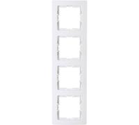 Kopp 4 vie Telaio di copertura Coperchio HK05 Bianco artico 308702000 1 pz.