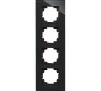 Kopp 406605001 HK07-Cornice di Copertura in Vetro a 4 Strati, Colore: Bianco