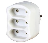 Kopp 471302003 - Adattatore di 3 volte, bianco