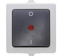 Kopp 565296007 Interruttore per ambienti umidi Interruttore Nautic Grigio 1 pz