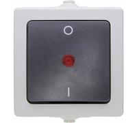 Kopp 565296007 Interruttore per ambienti umidi Interruttore Nautic Grigio 1 pz