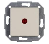 Kopp 614601077 - Interruttore di controllo Europa Bipolare con illuminazione, Interruttori