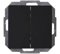 Kopp 650350083 - Interruttore di commutazione Paris, da incasso, colore: Nero opaco