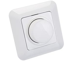 Kopp 844902012 - Dispositivo completo a LED, dimmer a taglio di fase, programma di commutazione, colore: Bianco artico