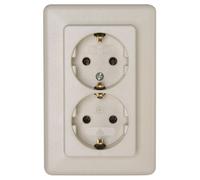 Kopp 912601067 - Presa ad alto grado di protezione da contatto, a 2 ingressi