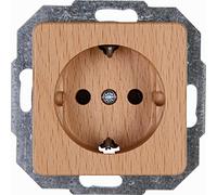 Kopp 914831004 Presa con Contatto di Protezione, Faggio