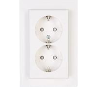 Kopp 940229004 Presa con Contatto di Protezione, Bianco