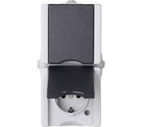 Kopp 947556008 Interruttore per ambienti umidi Completo Presa schuko con
