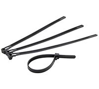 Kopp 99965146 - Fascette richiudibili, confezione da 50, colore: Nero
