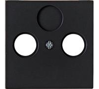 Kopp Athenis 373550180 - Copertura per presa TV/RF, colore: Nero opaco