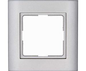 Kopp Athenis 402147088 - Cornice a 1 pannello, colore: acciaio