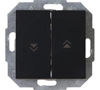 Kopp Athenis 588550085 - Interruttore per tapparelle, IP20, colore: Nero opaco