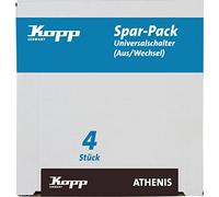 Kopp Athenis 589615055 - Interruttore di spegnimento, confezione da 4, colore: Antracite