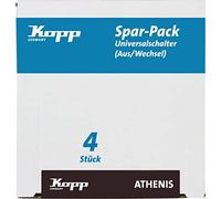 Kopp Athenis 589647058 - Interruttore universale, colore: Acciaio - NUOVO