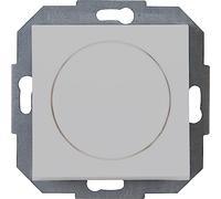 Kopp Athenis 842934082 - Dimmer a LED, per lampade a incandescenza, alogene, 230 V, taglio di fase, RL 20-250 W/VA, LED 3-35 W, 230 V, 50 Hz, colore grigio, superficie opaca