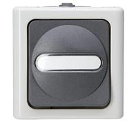 Kopp BLUE ELECTRIC 560856002 - Pulsante (chiusura), colore: grigio, confezione da 5