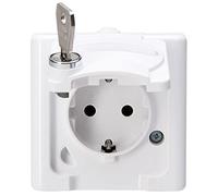 Kopp BlueElectric 103586003 - Presa di contatto per ambienti bagnati, colore: Bianco artico