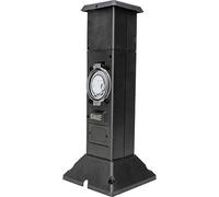 Kopp Colonna di energia da giardino con 2 prese con contatto di protezione, 230 V e timer, 145325011