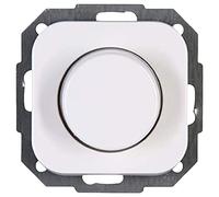 Kopp Donau Dimmer a pressione variabile LED, lampadine a incandescenza e alogene, taglio di fase, bianco artico